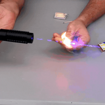 NovaBeam | Laser Beam Flashlight with 5000m Range & Thermal Ignition | Durable Outdoor Tool for Survival and Cooking