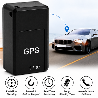 Compact Real-Time Vehicle Tracking Device with Magnetic Mount – No Subscription Monitoring for Cars, Motorcycles & Luggage