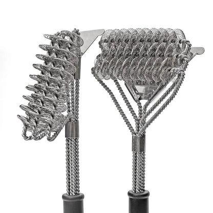 GRATEGUARD – Stainless Steel BBQ Brush for Safe Cleaning