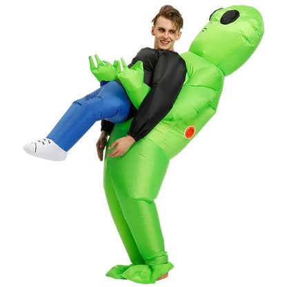 Ortekor Galactic Costume | Inflatable Alien Outfit with Leak-Proof Design | Fun for All Ages