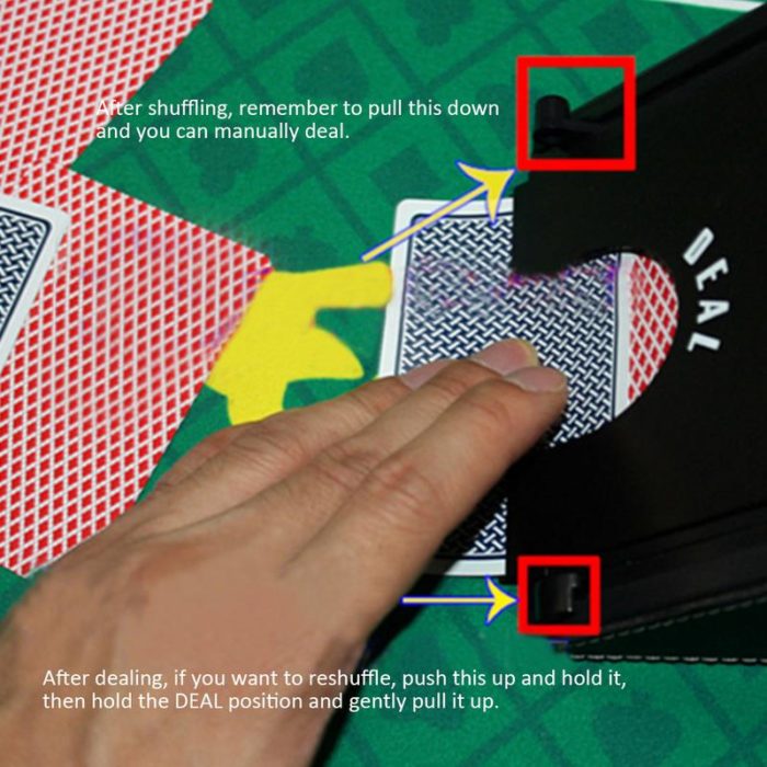 Game Master | Electric Card Shuffler Machine with User-Friendly Design | Effortless Deck Mixing for Fair Play