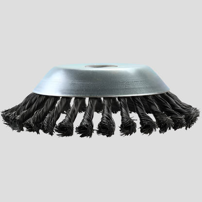 Garden Pro | Cepillo desbrozador de acero al carbono con alambres de alta resistencia | Limpieza eficiente para entradas y patios