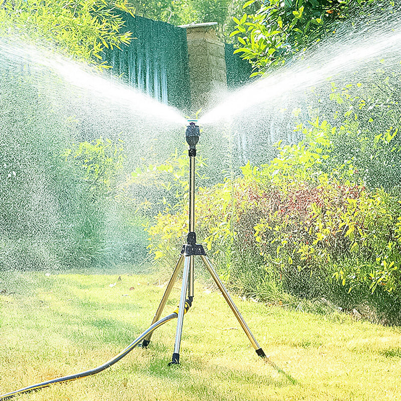 Ortekor Garden Sprinkler System | Adjustable Tripod Sprinkler with 360° Rotation | Efficient Watering Solution for Your Garden