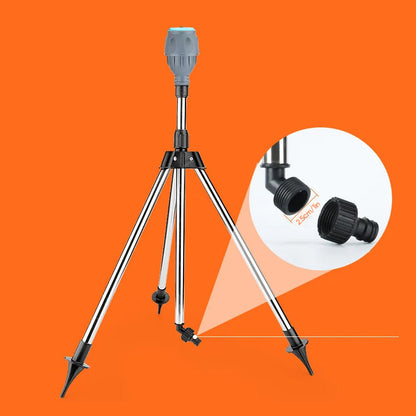 Ortekor Garden Sprinkler System | Adjustable Tripod Sprinkler with 360° Rotation | Efficient Watering Solution for Your Garden