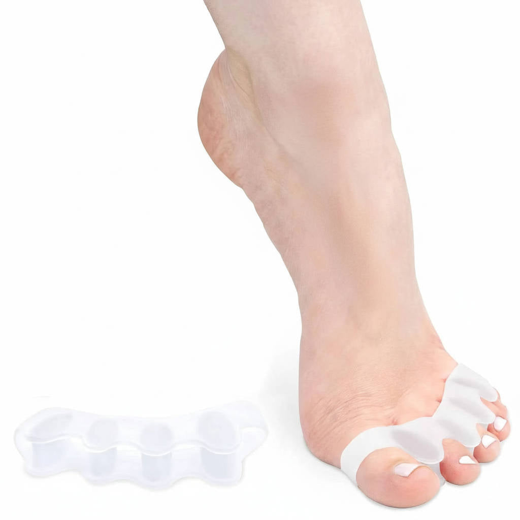 Separadores de dedos de gel suave para el alivio del dolor de pies