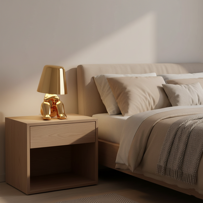 Lámpara de escritorio LED inalámbrica con regulador táctil: luz recargable para mesita de noche en dormitorios, 23 cm de alto, iluminación decorativa portátil de luz cálida con USB-C