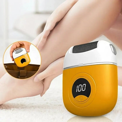 Rechargeable Foot File for Dead Skin & Rough Heels | Professional Pedicure Tool for Smooth Feet at Home