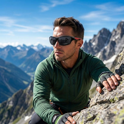 Polarized Metal Sunglasses with UV400 Protection for Men & Women | Driving Sports Outdoor Eyewear