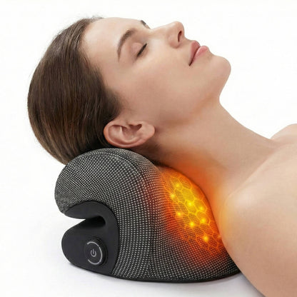 Masajeador de cuello térmico con ajustes de calor regulables