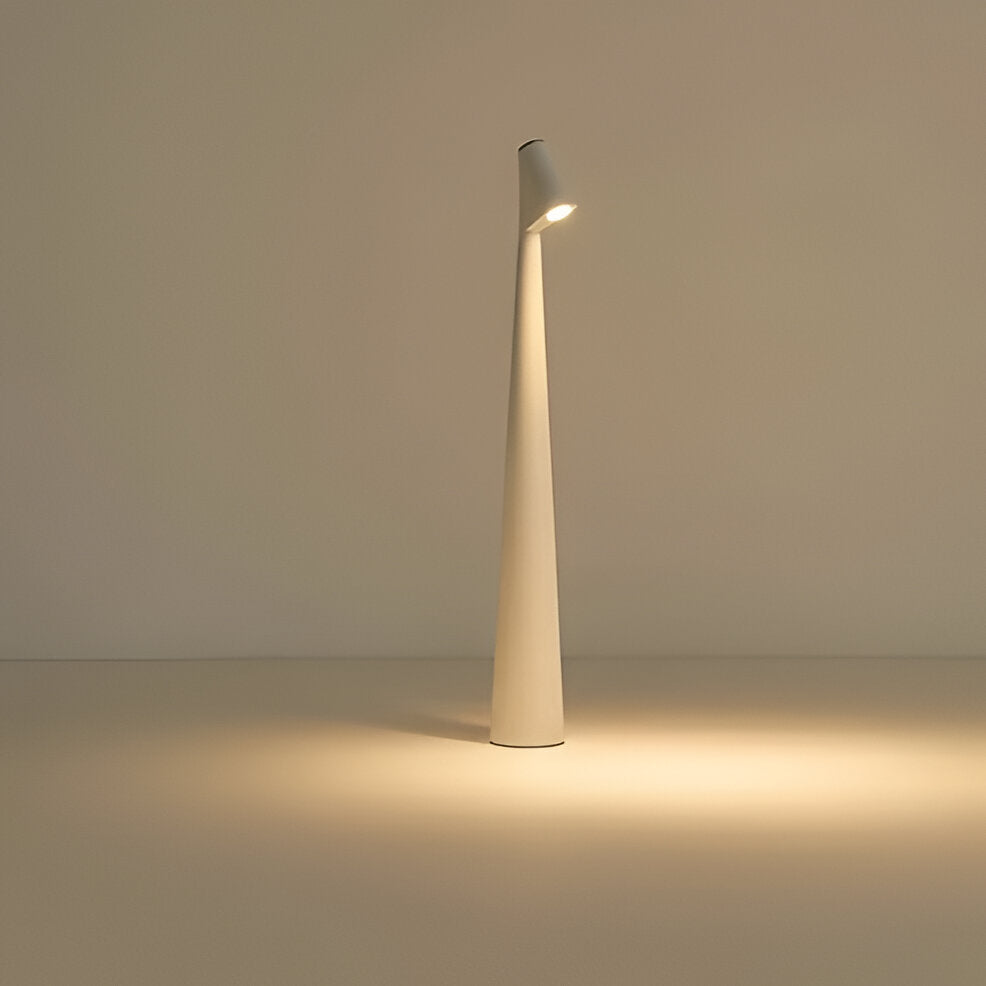 Elegante lámpara de escritorio LED, estilo moderno y sencillo
