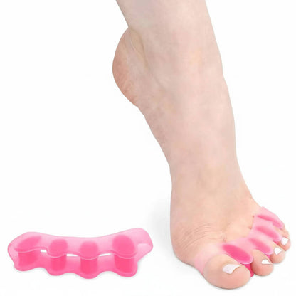 Separadores de dedos de gel suave para el alivio del dolor de pies