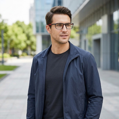 Progressive Reading Glasses Near Far Vision One Pair All Distances Multifocal Lenses Lightweight Polycarbonate Frames