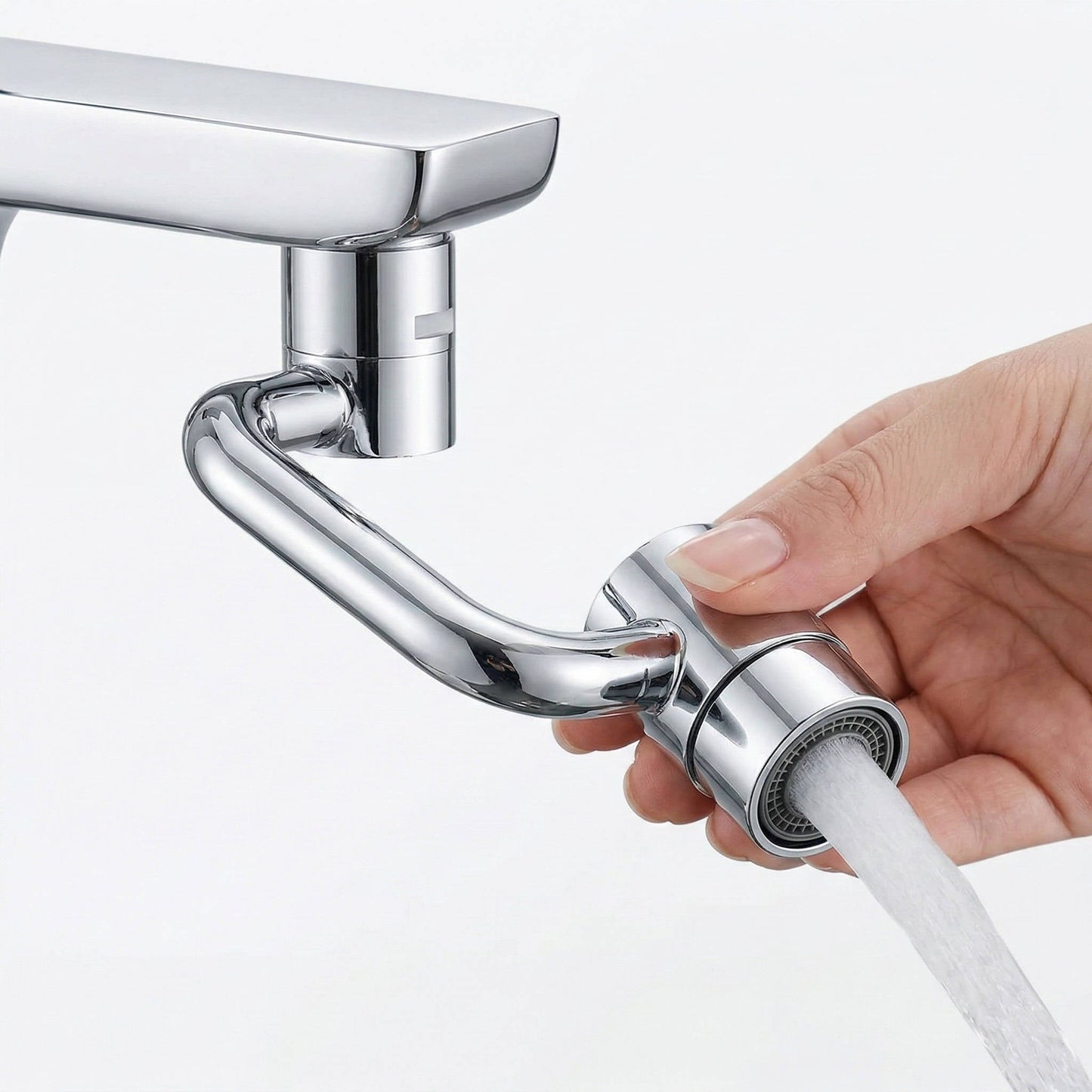 Extensor de grifo de lavabo ajustable con dos tipos de chorro