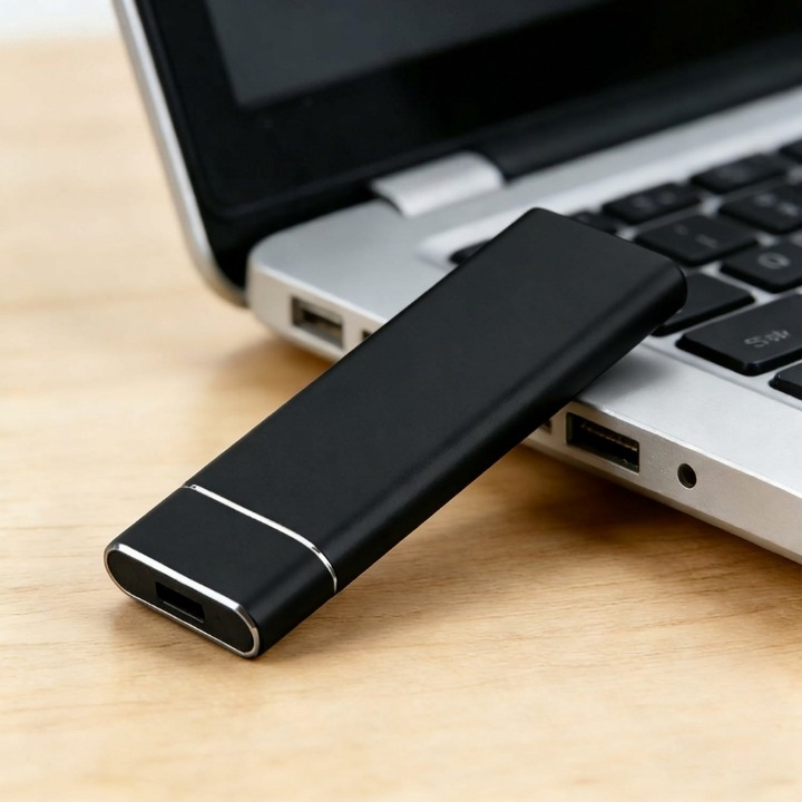 Portable Solid State Drive 8 TB USB-C High-Speed External Storage for Laptop Desktop Gaming Console Television Backup Aluminum Housing
