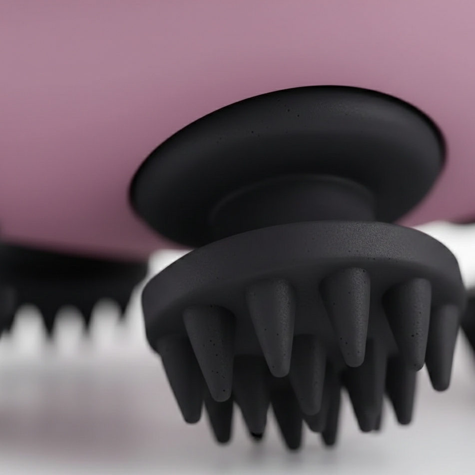 Revive Luxe | Masajeador eléctrico para cuero cabelludo con tecnología de amasado | Estimula el crecimiento del cabello para la relajación