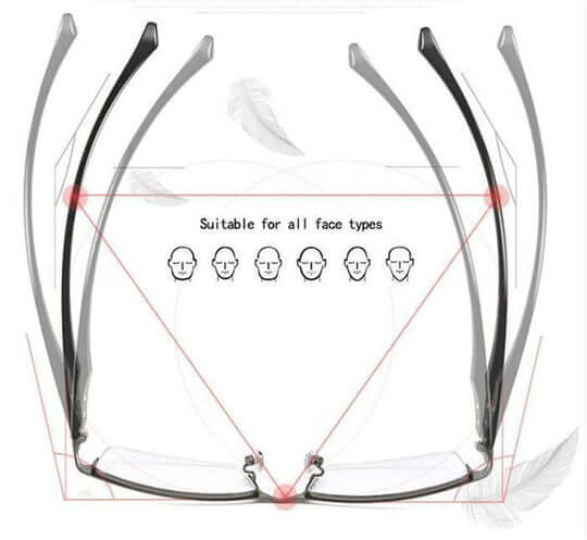 Progressive Reading Glasses with Auto-Tint Transition Lenses, Blue Light Filter & UV400 Protection for Computer Work, Driving & Reading