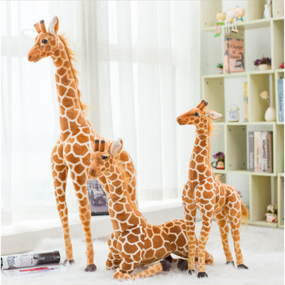 Giant Plush Stuffed Animal | Realistic Giraffe Design for Cozy Cuddles