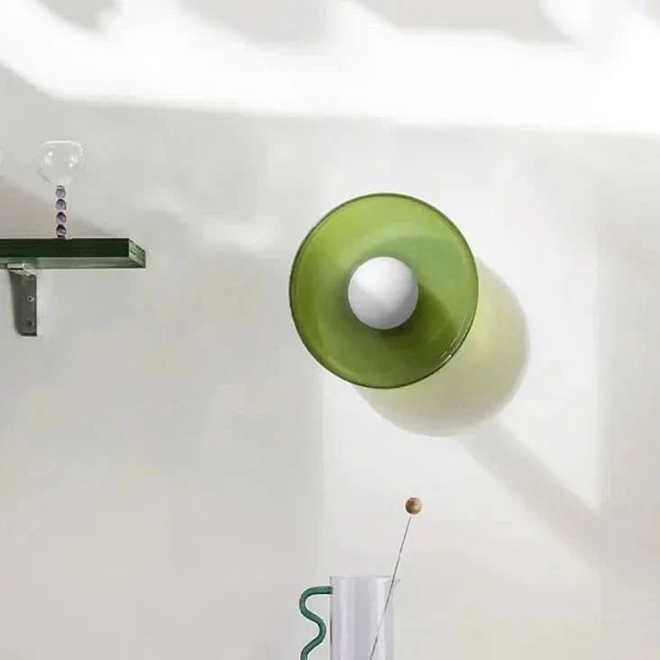 Lumosphere - Sleek Flush Mount Ceiling Light with Glass Shade