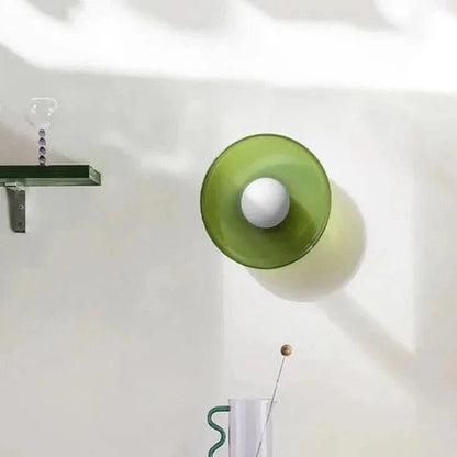 Lumosphere - Sleek Flush Mount Ceiling Light with Glass Shade