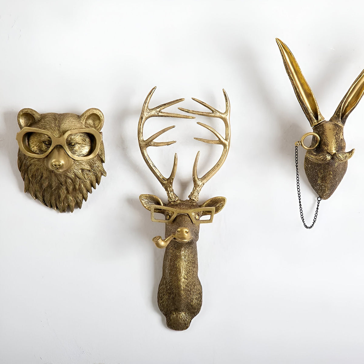 Gleam Wall Hook - Handmade Resin Animal Coat Hooks for Wall, Key Holder