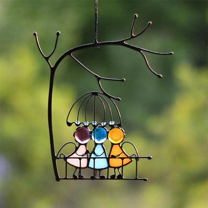 Gleisa Crystal Suncatcher - Handmade Glass with Rainbow Reflections