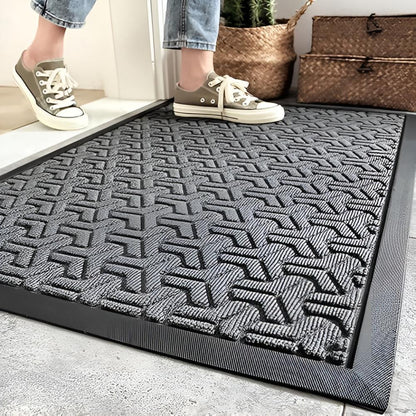 Glenwood Door Mat - Durable Geometric Design, Non-Slip Outdoor Welcome Mat
