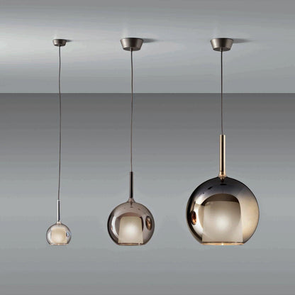 Glass Dome Hanging Ceiling Light 10 Inch for Kitchen Island Dining Room Indoor Pendant Fixture Adjustable Wire Metal Hardware