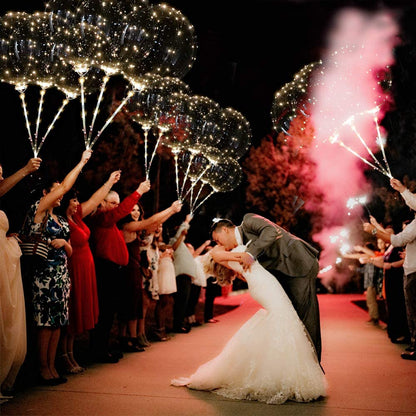 Ortekor Glow Party Balloons | LED Light Balloons with Customizable Features | Durable Decor for Memorable Celebrations