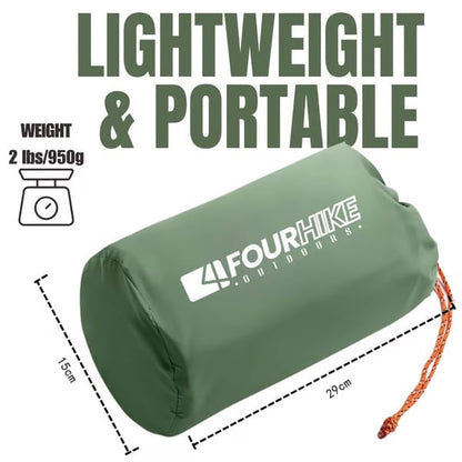 Esterilla de dormir GreenCloud Air | Colchoneta de camping inflable con almohada integrada | Comodidad máxima para aventuras al aire libre