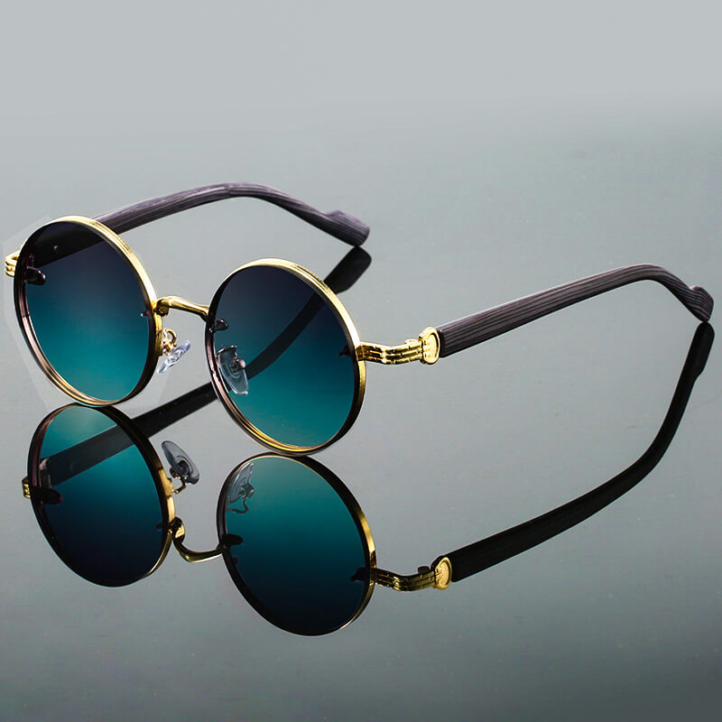 Circle Frame Sunglasses with UV400 Protection for Women & Men – Vintage Style Eyewear for Outdoor Fashion