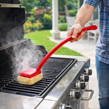 Ultimate Grill Cleaning Brush | Steam-Powered Tool with Long Handle for Safe BBQ Maintenance
