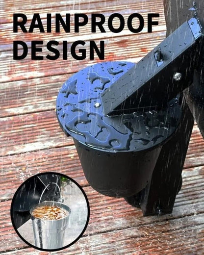 Grill Grease Collector | Enhanced Design with Secure Lid & Reusable Liner for Easy Cleanup