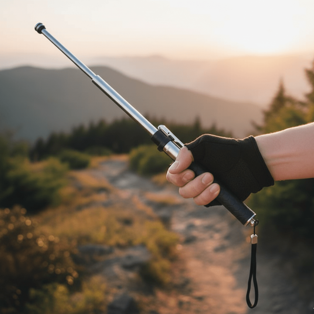 TRAILVAULT – Lightweight Hiking Pole Safety Support Stick