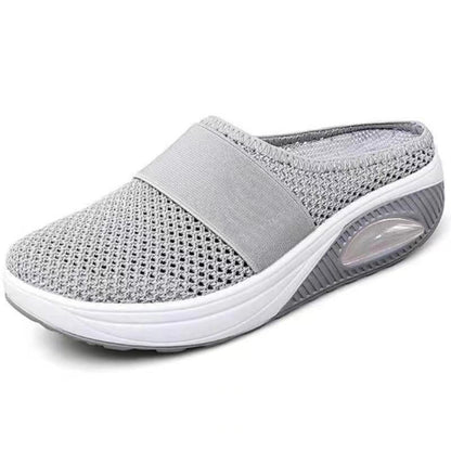 Women's Cushioned Walking Sneakers with Air Sole Technology for All-Day Comfort and Joint Support