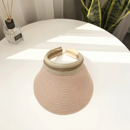 Sombrero de sol ajustable y plegable con ala ancha para protección UV – Ideal para playa, golf y actividades al aire libre