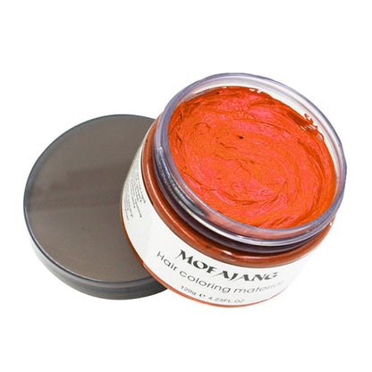 Temporary Hair Color Styling Wax - Washable Hair Dye for Bold Looks - 4.2 oz Jar