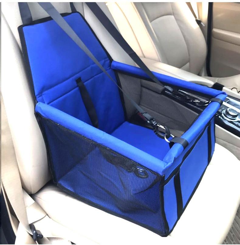 Comfort Pet Car Safety Seat with Secure Harness Straps for Safe Travel