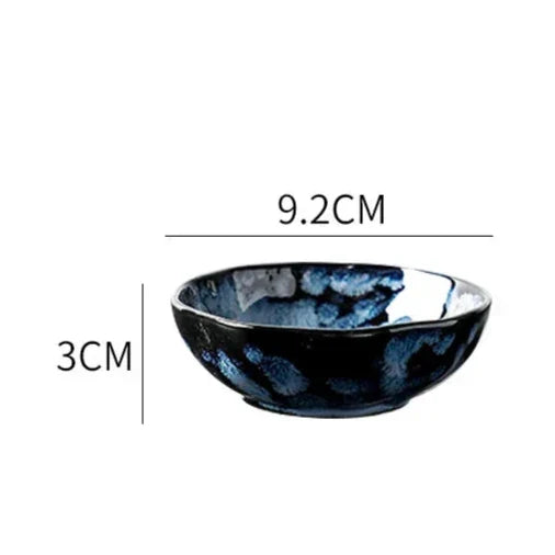 10-Piece Ceramic Dinnerware Set with Galaxy-Inspired Design for Everyday Dining & Special Occasions | Microwave & Dishwasher Safe
