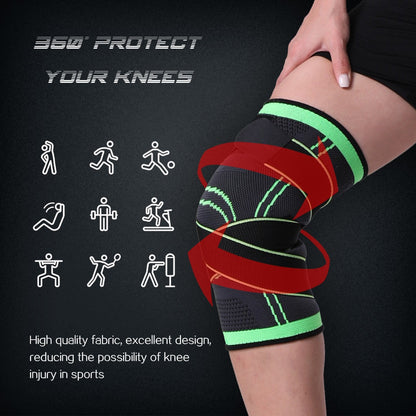 Compression Knee Brace Support Sleeve with 360° Stabilization for Joint Pain Relief, Running, Weightlifting, Arthritis Recovery