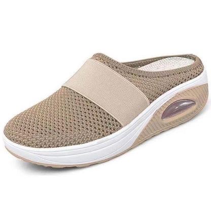 Women's Cushioned Walking Sneakers with Air Sole Technology for All-Day Comfort and Joint Support
