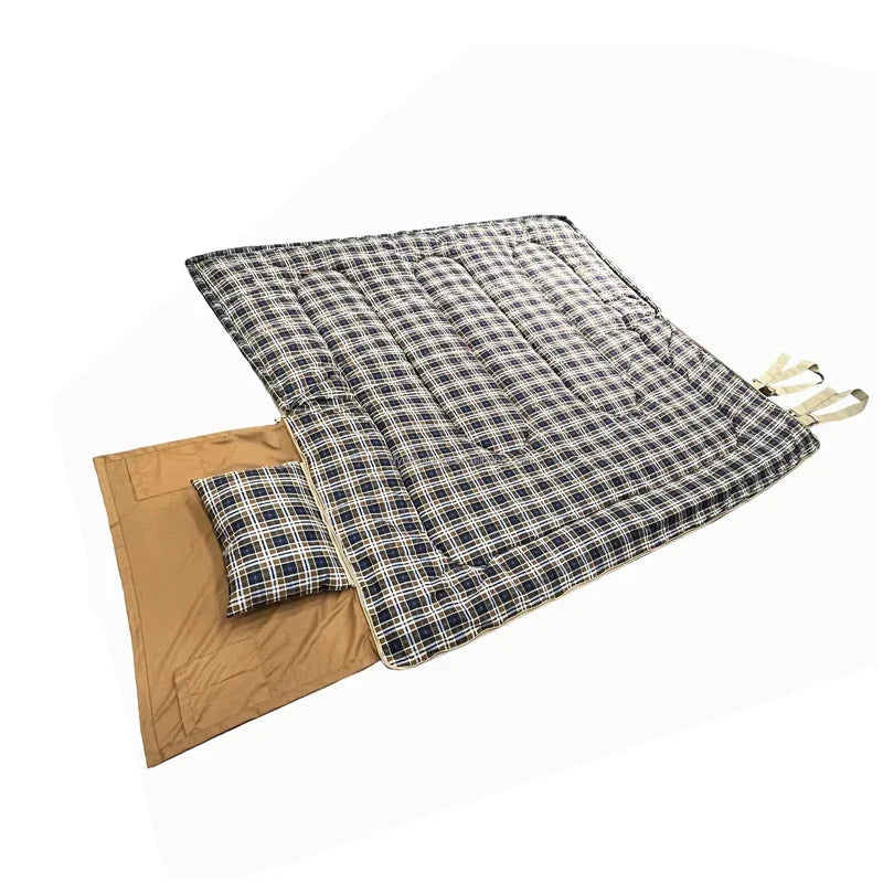 CozyNest | Funda para saco de dormir impermeable de 3 estaciones con almohada y forro de franela | Diseño ligero para la máxima comodidad