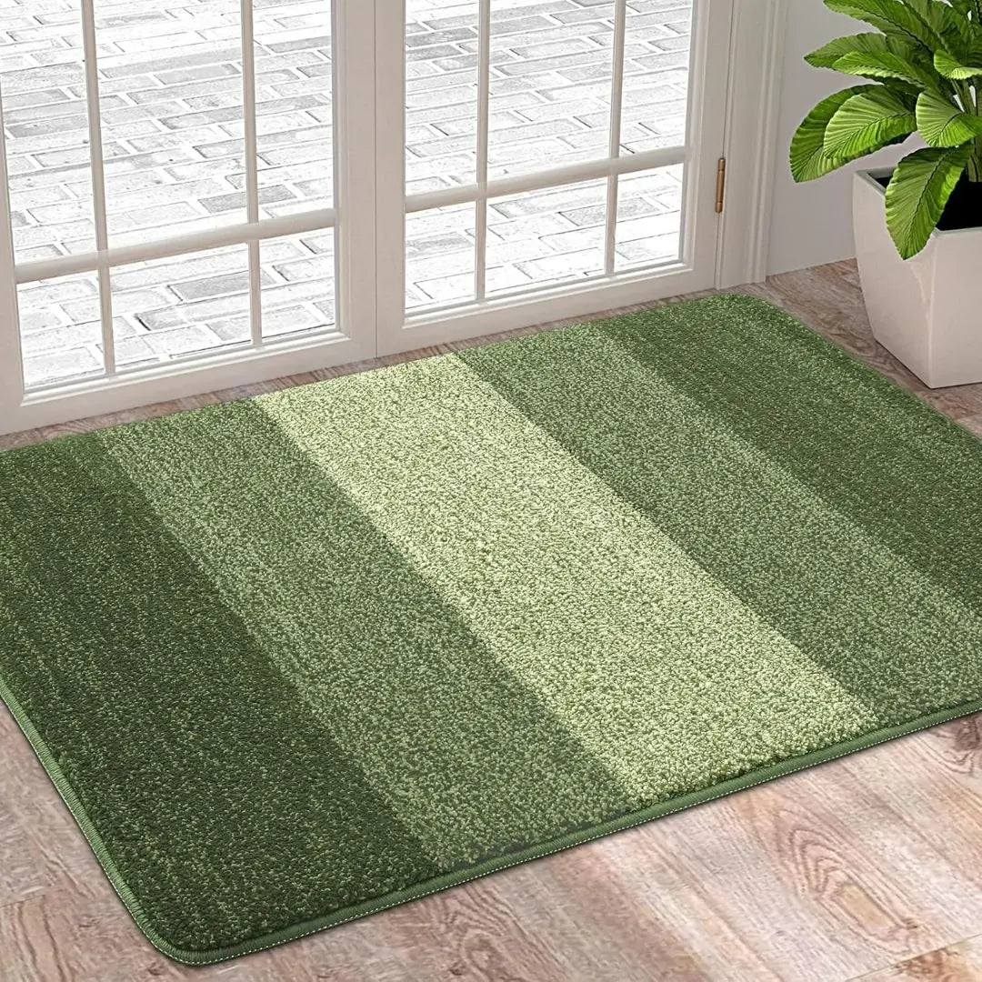 Machine Washable Entry Mat with Moisture-Wicking Microfiber Top & Non-Slip Backing for Entryway Kitchen Bedroom Hallway