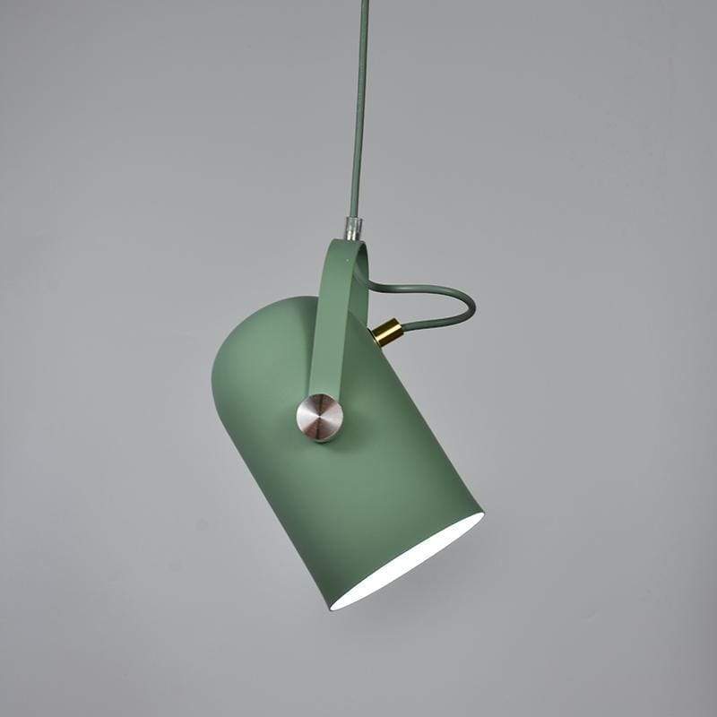 Adjustable Metal Drop Ceiling Fixture E27 Socket Warm Glow Tilting Shade Over Island Counter Dinette Task Modern Minimal Scandinavian Style