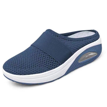 Women's Cushioned Walking Sneakers with Air Sole Technology for All-Day Comfort and Joint Support