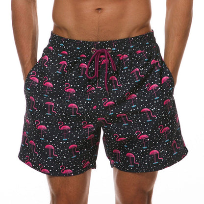 Men's Quick-Dry Swim Trunks with Drawstring, Lightweight Mesh-Lined Boardshorts for Beach & Pool