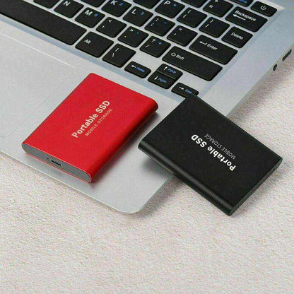 Portable Solid State Drive 128TB Aluminum USB 3.2 Fast Data Backup for Windows Mac Android Gaming PC Laptop Photo Video Storage