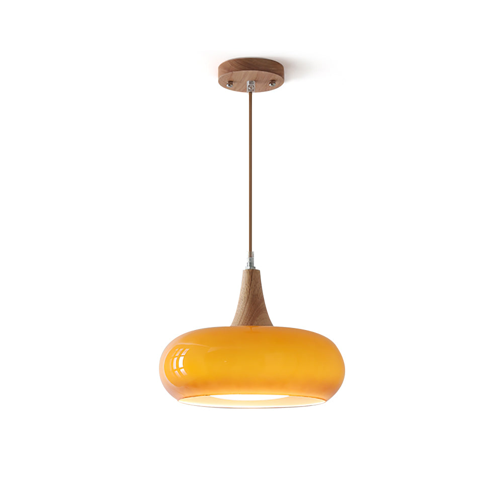 Hanging Light Fixture Metal Glass Wood Multi-Head Kitchen Island Dining Room Ceiling Lamp Indoor E26 E27 Socket Adjustable Wire Modern Home