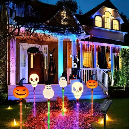 HauntLites™ - Set of 6 Solar Light Stakes