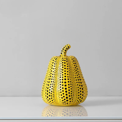 Hand-Painted Artistic Sculptures with Iconic Dot Design – Mico Ornament Collection