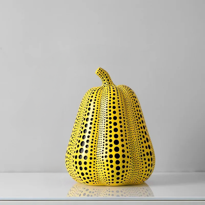 Hand-Painted Artistic Sculptures with Iconic Dot Design – Mico Ornament Collection